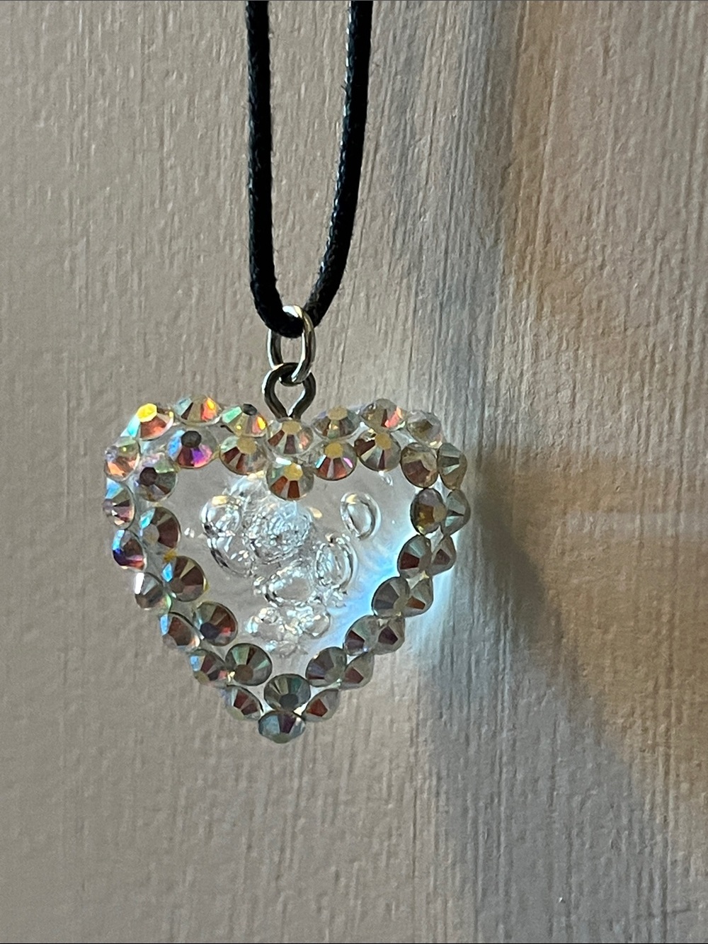 Tarina Tarantino Bambino Crystal Heart Necklace